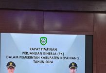 Sekda Kabupaten Kepahiang Pimpin Rapat PK