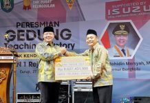 Gubernur Bengkulu Resmikan Teaching Factory Kerjasama PT. ISUZU Indonesia