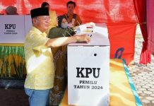 Salurkan Hak Pilih di Pemilu 2024, Gubernur Rohidin Tekankan Masyarakat Kawal Perhitungan Suara
