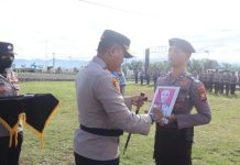Polres Bengkulu Tengah Melakukan PTDH Anggota Kasus Narkoba