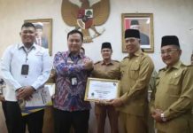 Kabupaten Rejang Lebong Terima Penghargaan Kepatuhan Pelayanan Publik