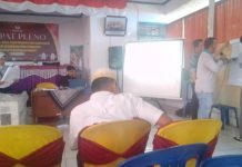 Protes Saksi dari Partai Hanura Atas Dugaan Kecurangan Pemilu di Kecamatan Taba Penanjung