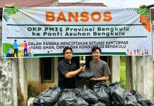 PMII Bengkulu Gelar Santunan Ramadan, Bagikan Bansos untuk Panti Asuhan