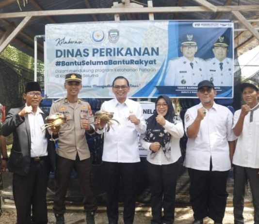 Dorong Ketahanan Pangan, Pemkab Seluma Resmikan Budidaya Kepiting Bakau