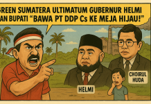Green Sumatera Ultimatum Gubernur Helmi dan Bupati C Huda: “Bawa PT DDP Cs ke Meja Hijau!”