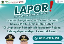 Masyarakat Rejang Lebong Diimbau Laporkan Dugaan Honorer Fiktif di Seleksi PPPK 2024