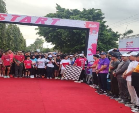 Ratusan Warga Antusias Ikuti Fun Run Peringatan HUT ke-66 Kabupaten Bengkulu Utara