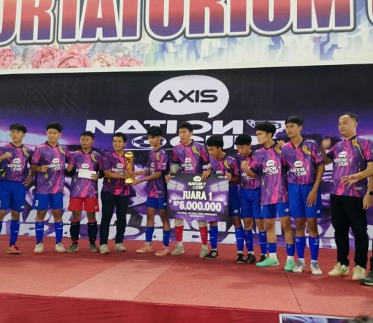 SMAN 1 Bengkulu Utara Juara Futsal Axis Nation Cup 2025