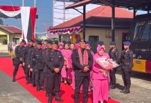 Dansat Brimob Polda Bengkulu Laksanakan Kunjungan Kerja ke Batalyon A Pelopor
