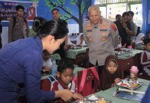 Polda Kalsel Grand Opening SPPG, Bagikan Makan Bergizi Gratis untuk 1.700 Anak
