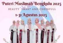 Panitia Targetkan 25 Peserta Ikuti Pemilihan Puteri Muslimah Bengkulu 2025