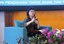 Wamen Sains dan Teknologi Prof. Stella Christie Hadiri Pemilihan Rektor UNIB 2025