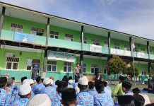 Ditsamapta Polda Bengkulu Tanamkan Disiplin dan Semangat Belajar di SMPIT Generasi Rabbani