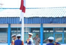 Polda Bengkulu Gelar Upacara Bendera di Sekolah, Ajak Pelajar Wujudkan Indonesia Emas 2045