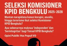 Seleksi Komisioner KPID Bengkulu 2025–2028: Integritas di Persimpangan, Independensi Timsel Dipertaruhkan