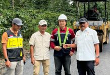 Wakil Gubernur Bengkulu Mian Tinjau Jalan Simpang Air Lang – Desa Pelalo, Progres Hampir Rampung