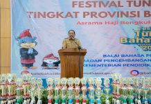 Festival Tunas Bahasa Ibu Bengkulu 2025 Resmi Ditutup, Wagub Mian Apresiasi Upaya Pelestarian Bahasa Daerah