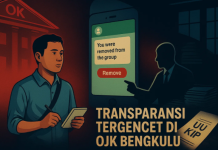 Transparansi Tergencet di OJK Bengkulu: Humas Keluarkan Wartawan dari Grup WA, Akal Publik Diremehkan