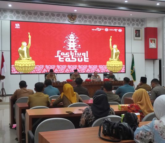 Festival Tabut 2026 Ditargetkan Tarik 250 Ribu Wisatawan, Pemprov Bengkulu Siapkan Berbagai Strategi