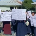 Ratusan Siswa SMPN 5 Seluma Demo Tuntut Kepsek Dicopot