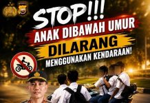 Polsek Sindang Kelingi Imbau Orang Tua Larang Anak di Bawah Umur Mengendarai Kendaraan Bermotor