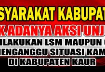 Stabilitas Daerah Jadi Prioritas, Warga Kabupaten Kaur Serukan Penolakan Aksi Unjuk Rasa