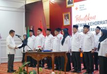 Jusuf Kalla Lantik Dewan Kehormatan dan Pengurus PMI Bengkulu 2026–2031