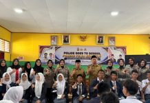 Polwan Polda Bengkulu Edukasi Pelajar SMAN 1 tentang Literasi Digital hingga Bahaya Narkoba