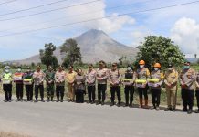 Gunung Sinabung Siaga, Polri Kerahkan 176 Personel untuk Lindungi Warga