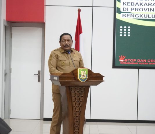 Cegah Karhutla, Wagub Mian Instruksikan Pembentukan Tim Jaga Api di Bengkulu