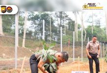 Dari Polres Lebong untuk Masa Depan, Kapolda Bengkulu Tancapkan Semangat Green Policing