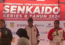 Siswi SMAN 2 Kota Bengkulu Anisah Azka Zelvi Raih Juara III Kejuaraan Karate Internasional